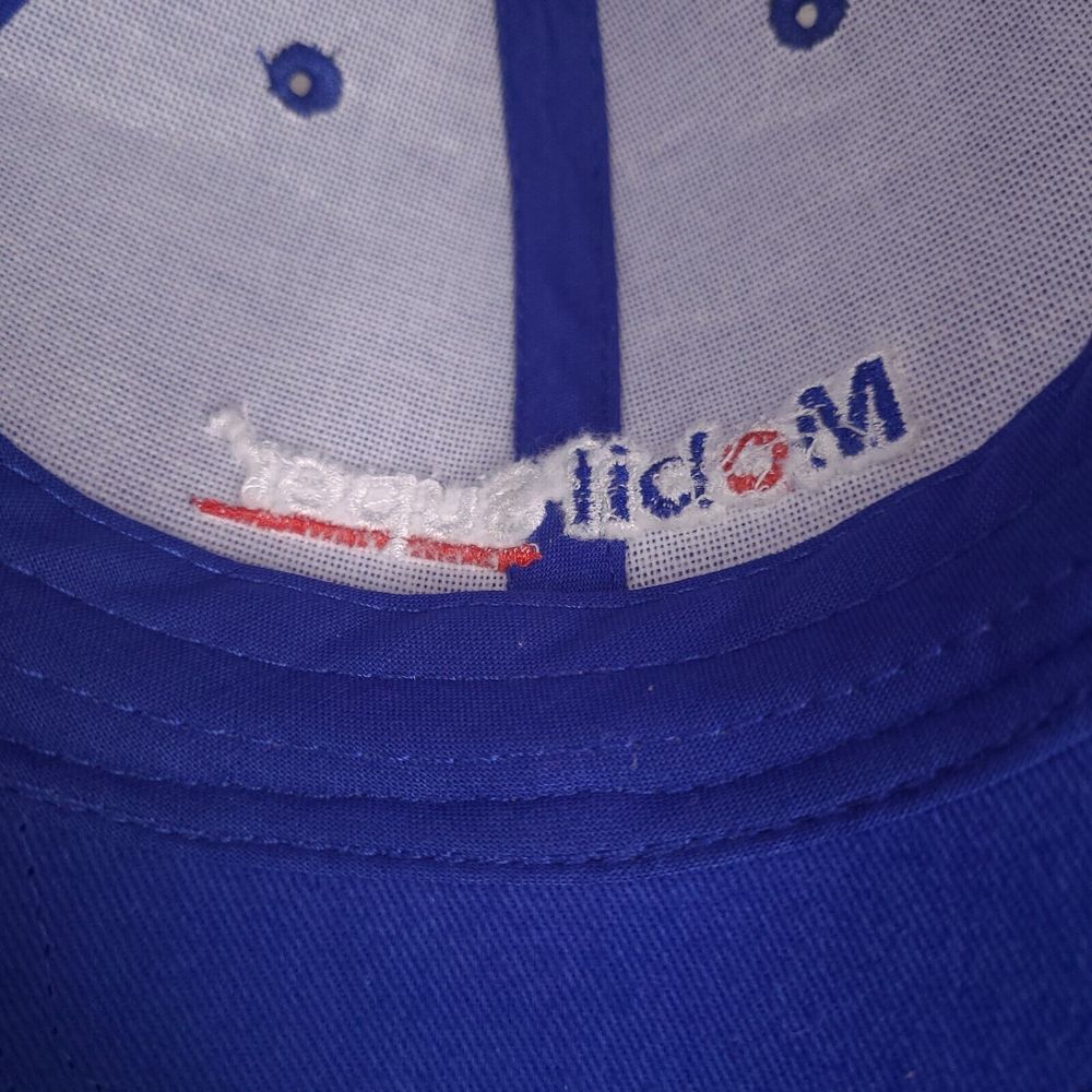 Mobil Super "Go the Distance 2016 Tour" Hat Cap Adjustable Strapback Blue - Picture 8 of 11